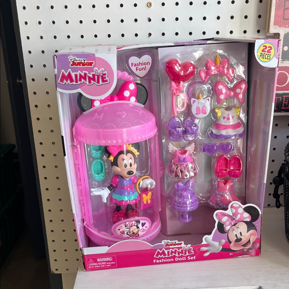 Disney Minnie Mouse Fashion Doll Set - Pink and Purple